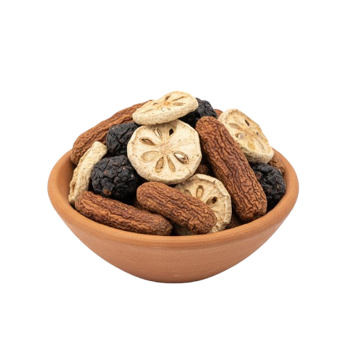 Triphala (Amla + Haritaki + Bibhitaki)